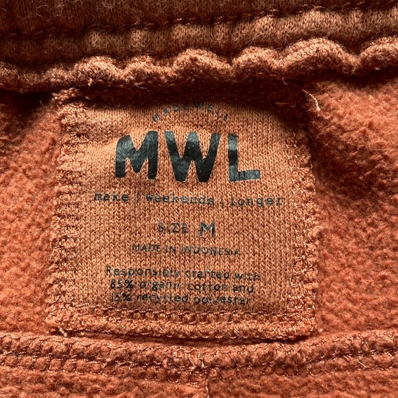 Madewell MWL Betterterry Jogger Sweatpants: Size Medium - Picture 7 of 9